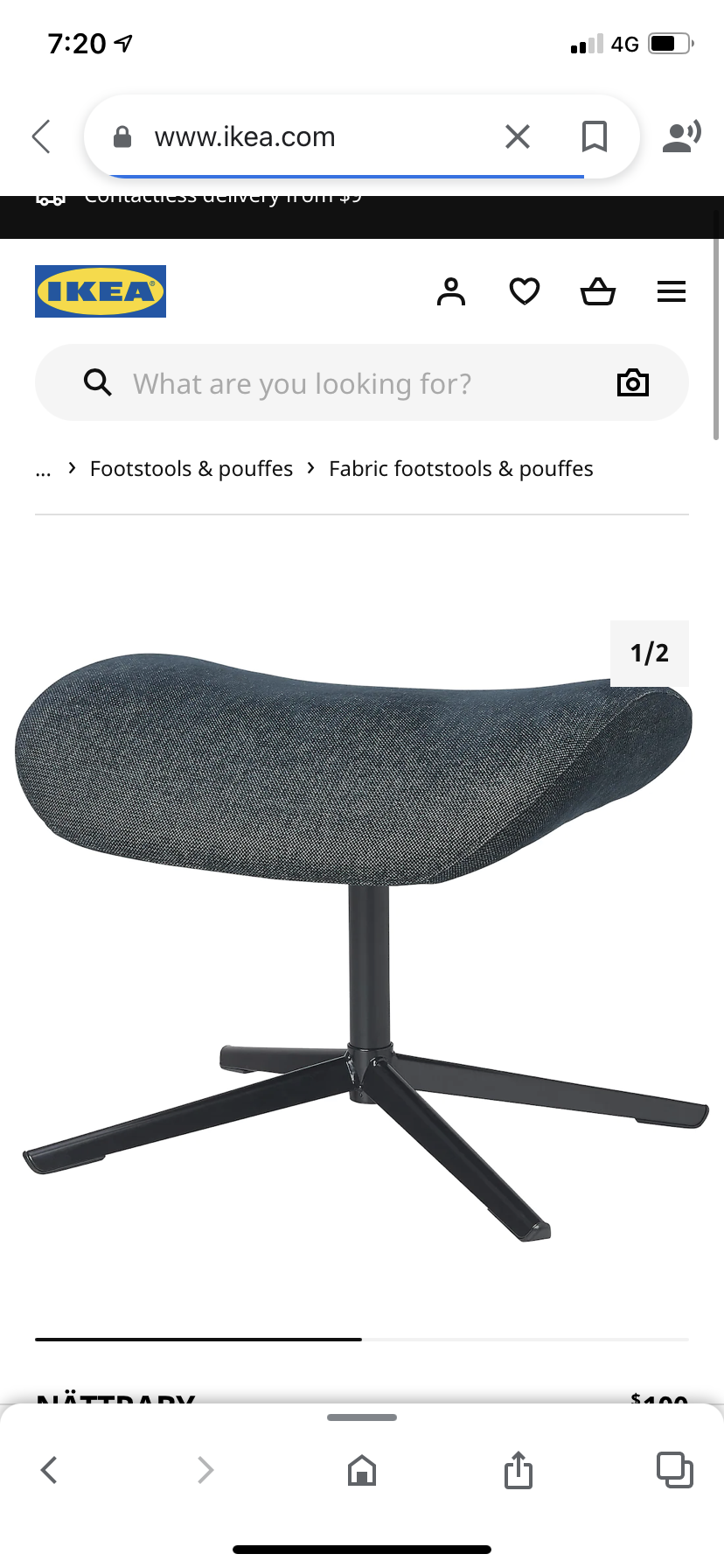 Nattraby ottoman