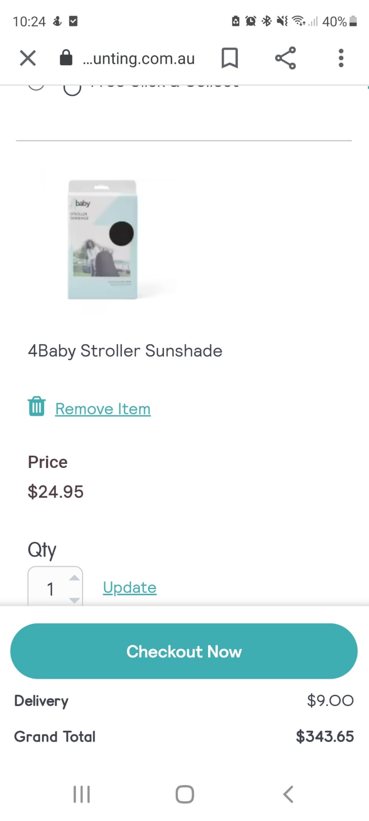 Stroller SunShade