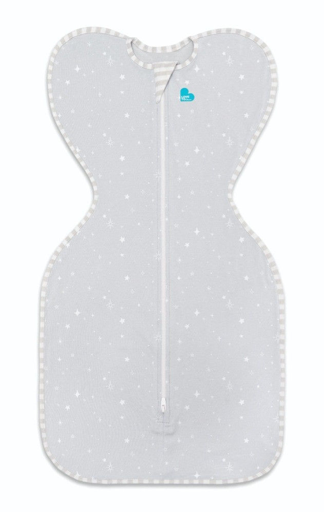 Baby Bunting Love To Dream Swaddle Up Lite 0.2 Tog Grey Small