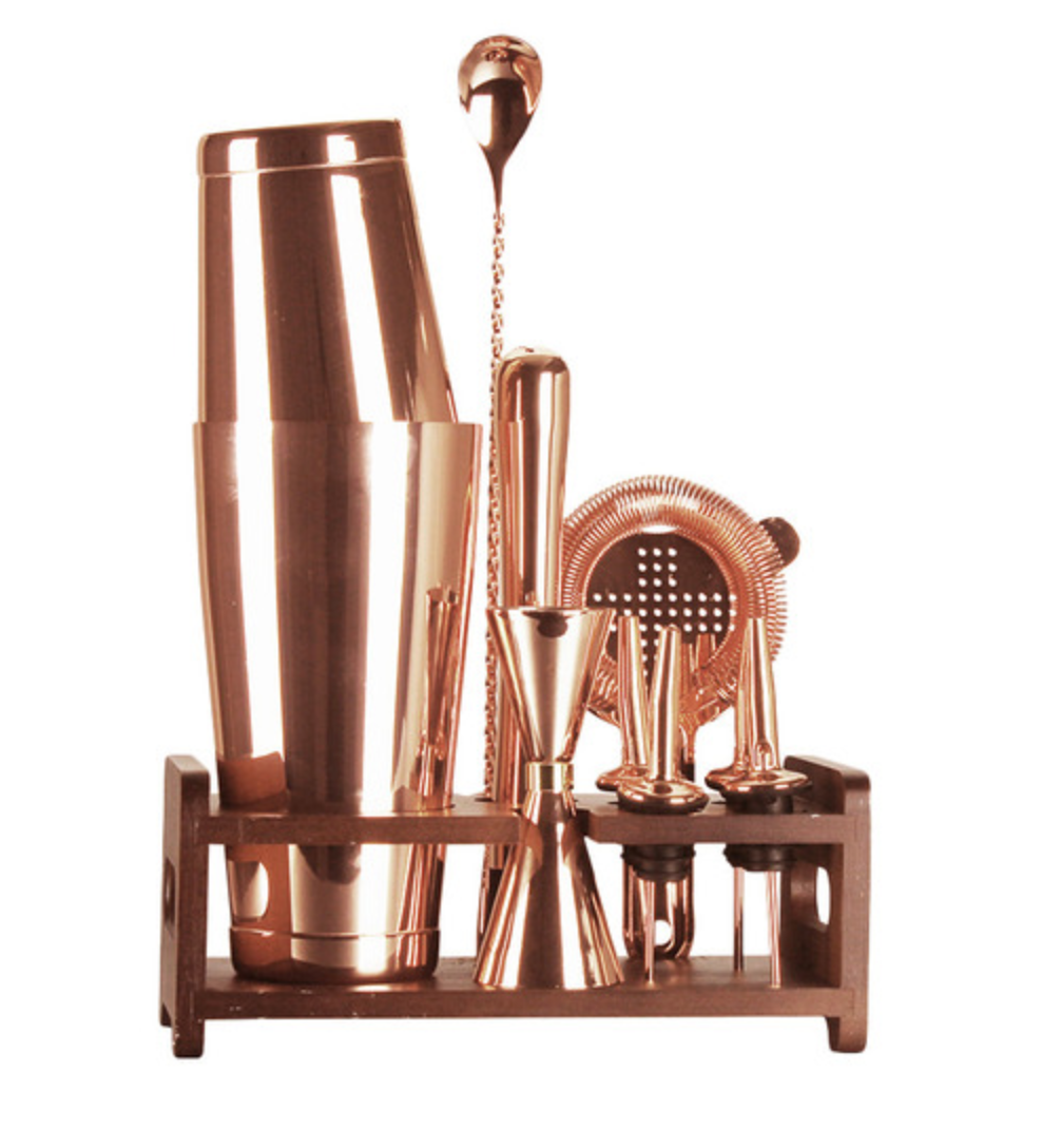 Rose Gold Cocktail Set