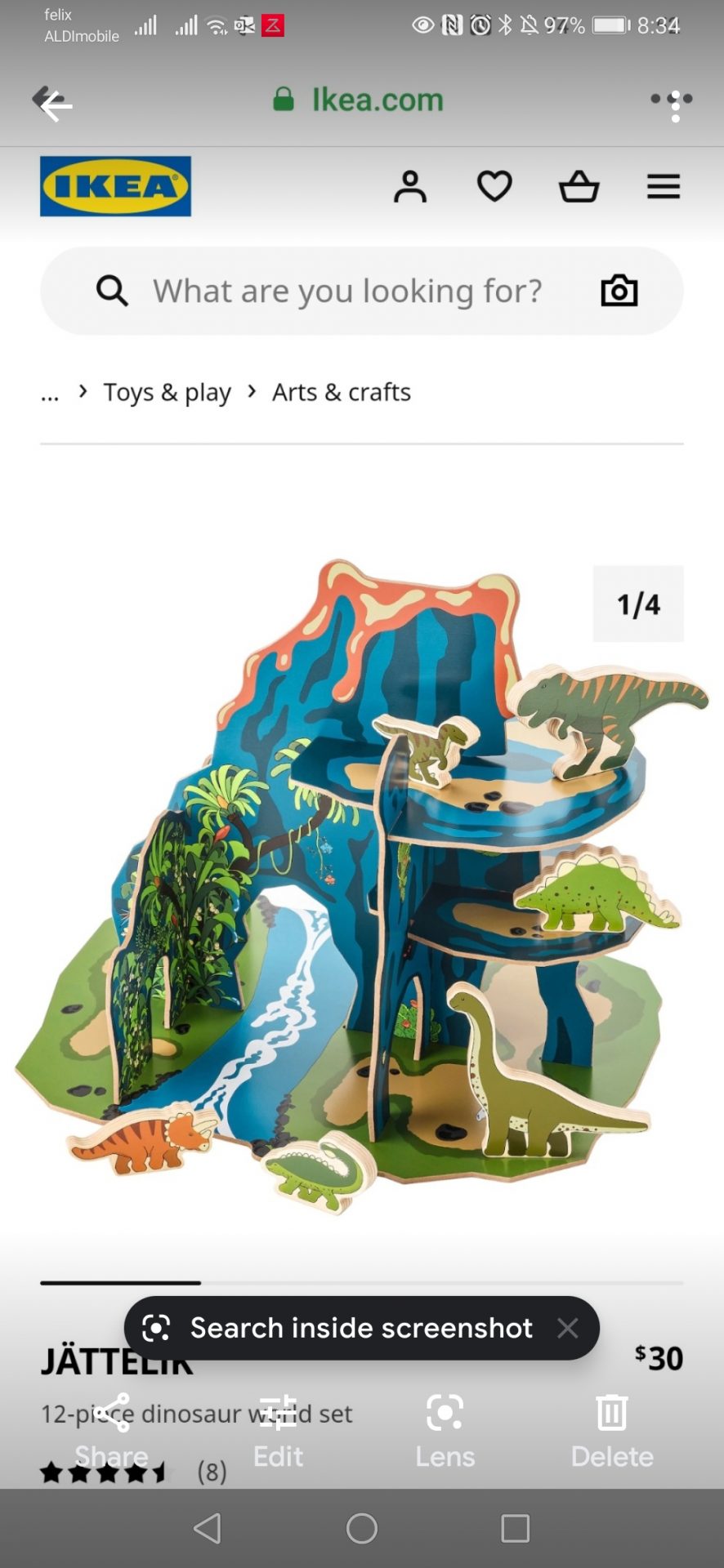 Dinosaur world set