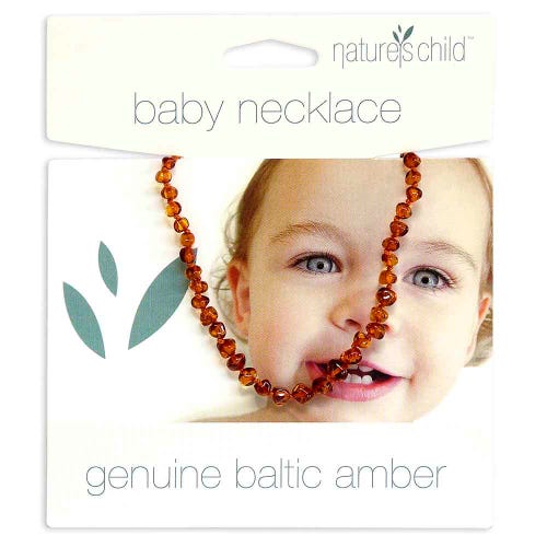 Amber teething necklace