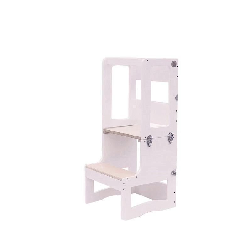 White and Birch TAVOLO - Convertible Learning Tower - Tower to Table