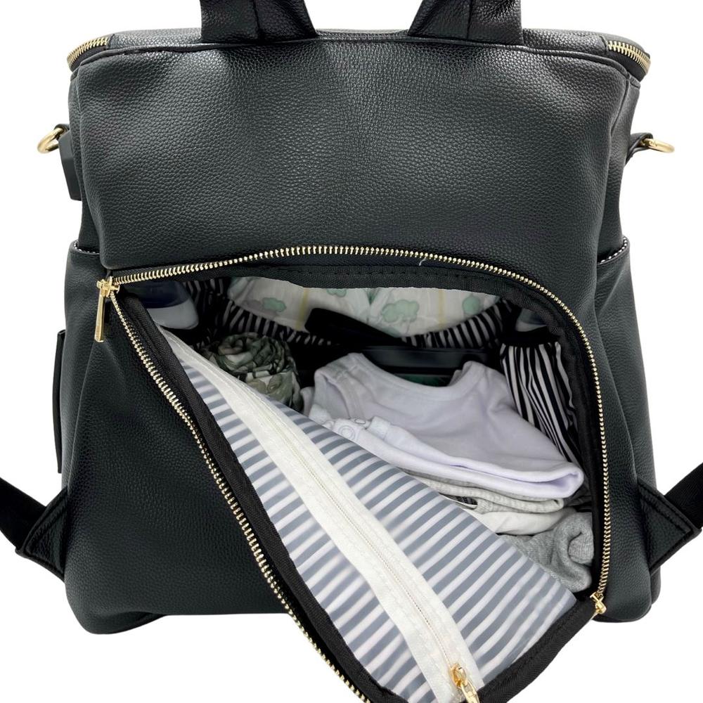 AVA - BLACK Baby bag