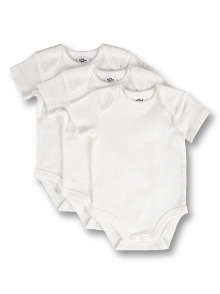 BABY 3 PACK SHORT SLEEVE BODYSUITS