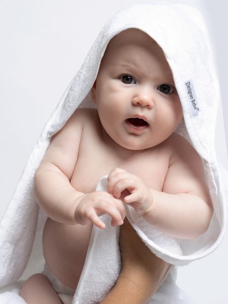 BABY HOODED TOWEL BAMBOO