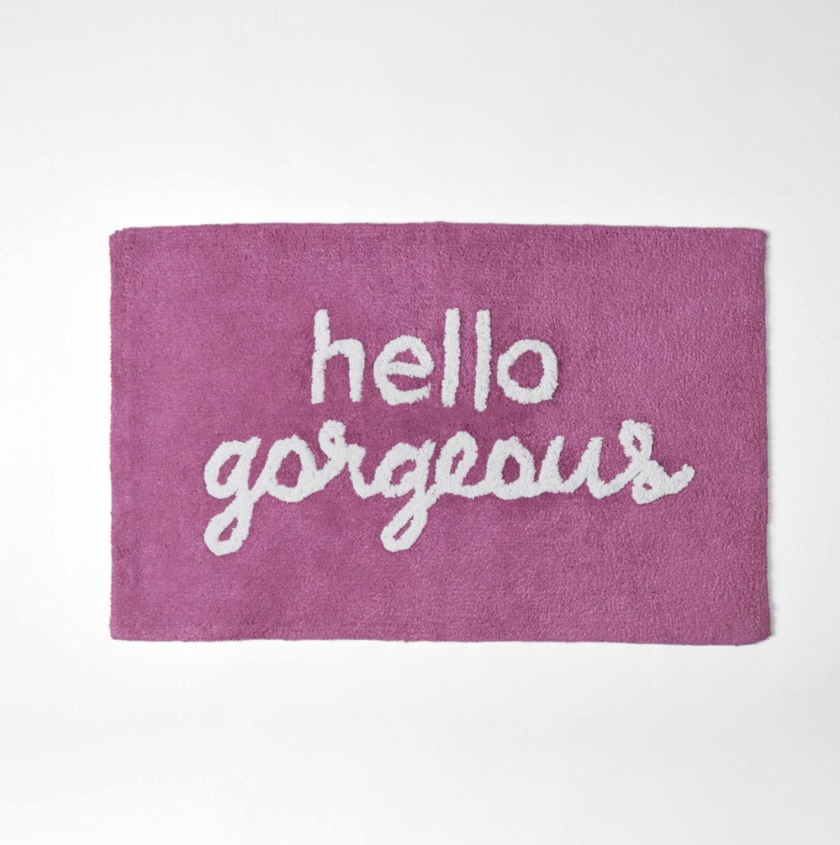 HELLO GORGEOUS BATH MAT MORGAN AND FINCH