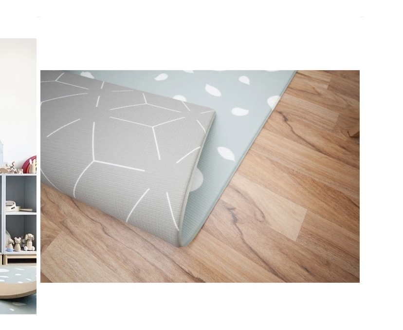 Padded baby play mat