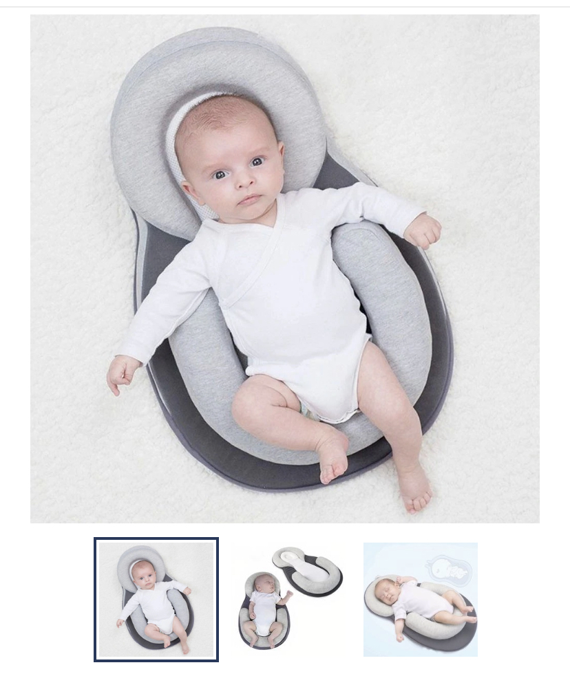 Portable baby body pillow