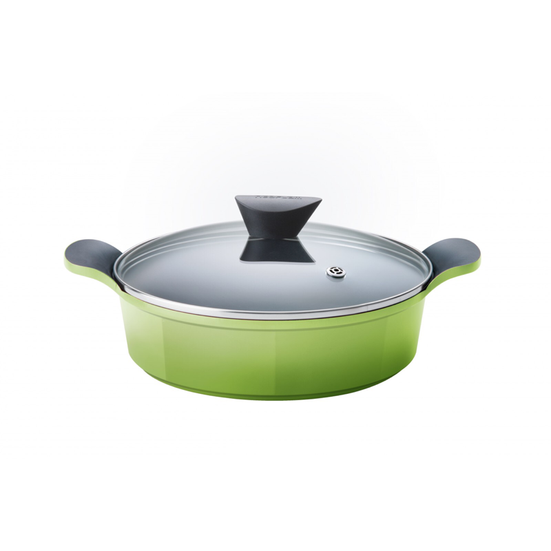 Neoflam Venn 28cm Low Casserole Induction Green