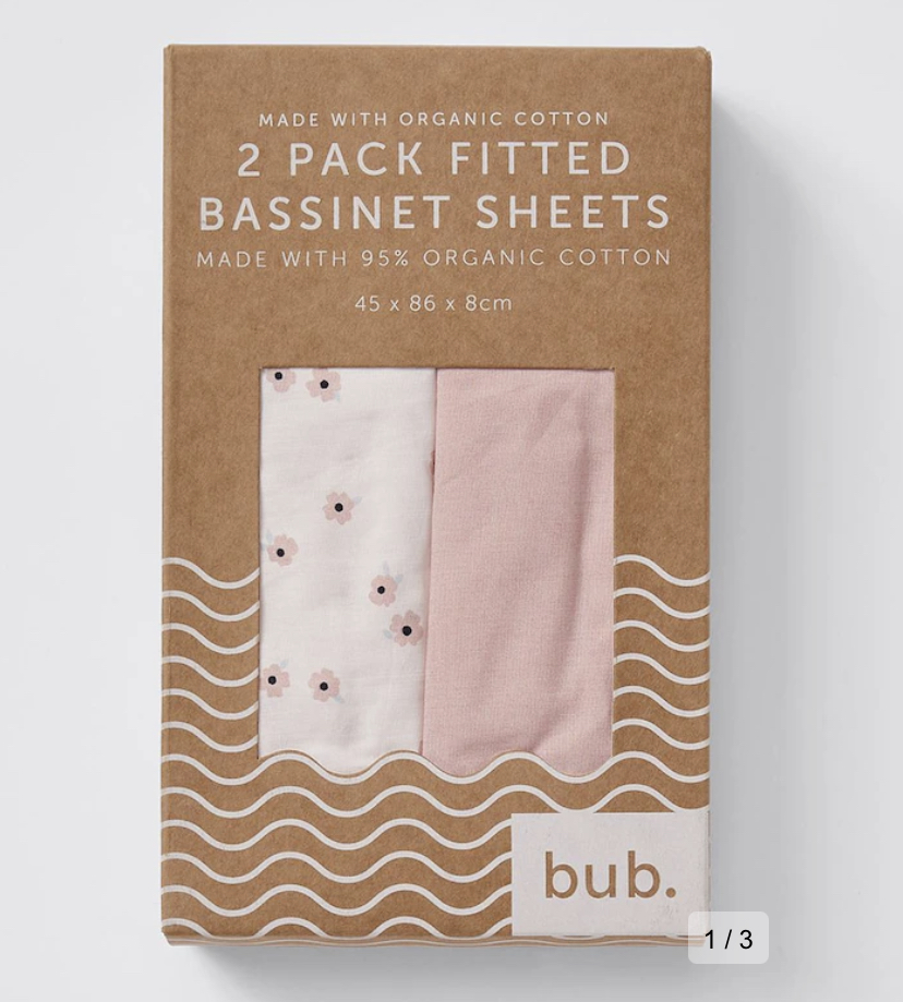 Bassinet Fitted Sheets