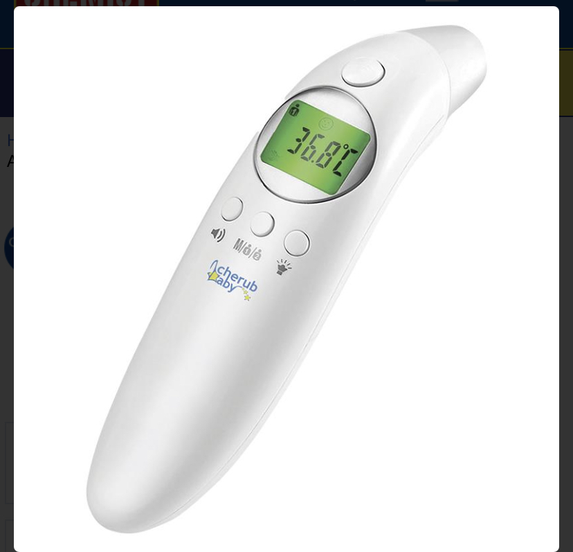 Forehead and Ear Digital Baby Thermometer
