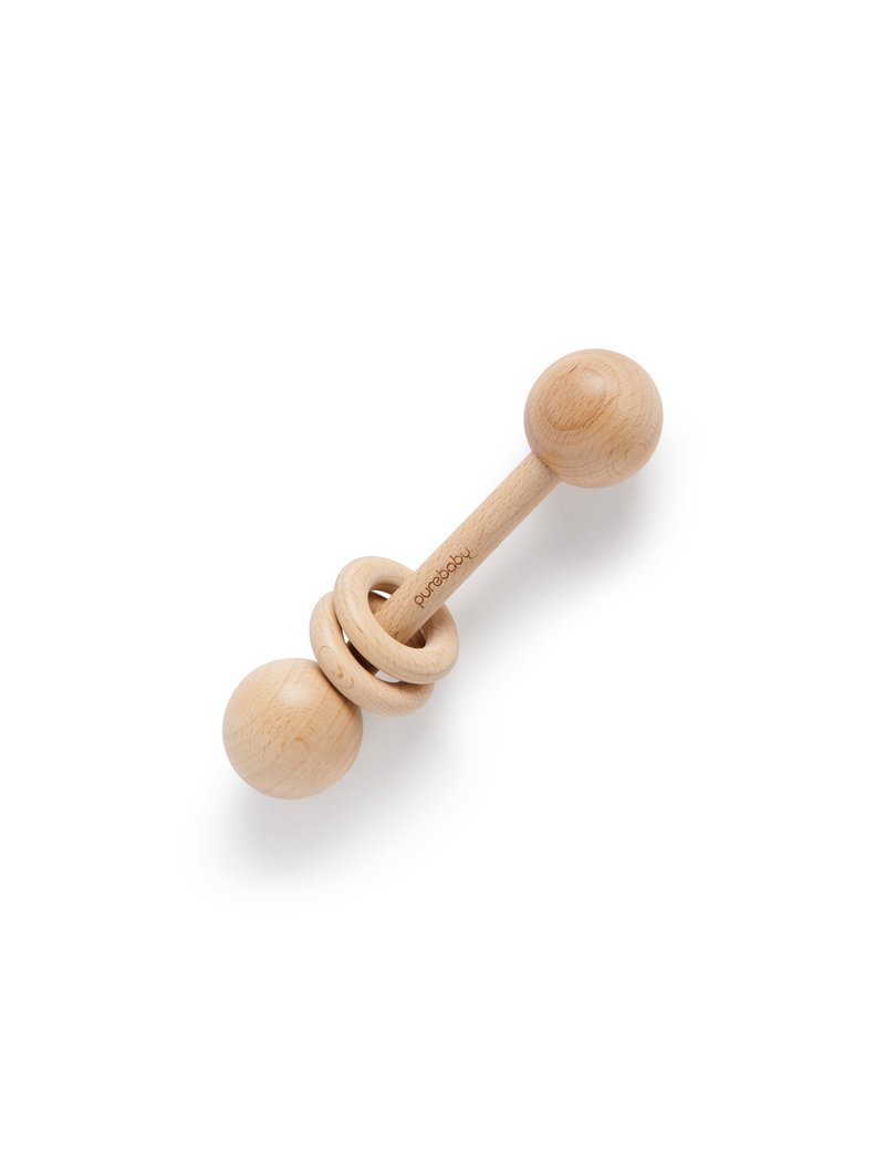 Natural Wooden Rattle