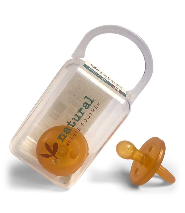 NATURAL RUBBER SOOTHER - 2 PACK 0-3 MONTHS