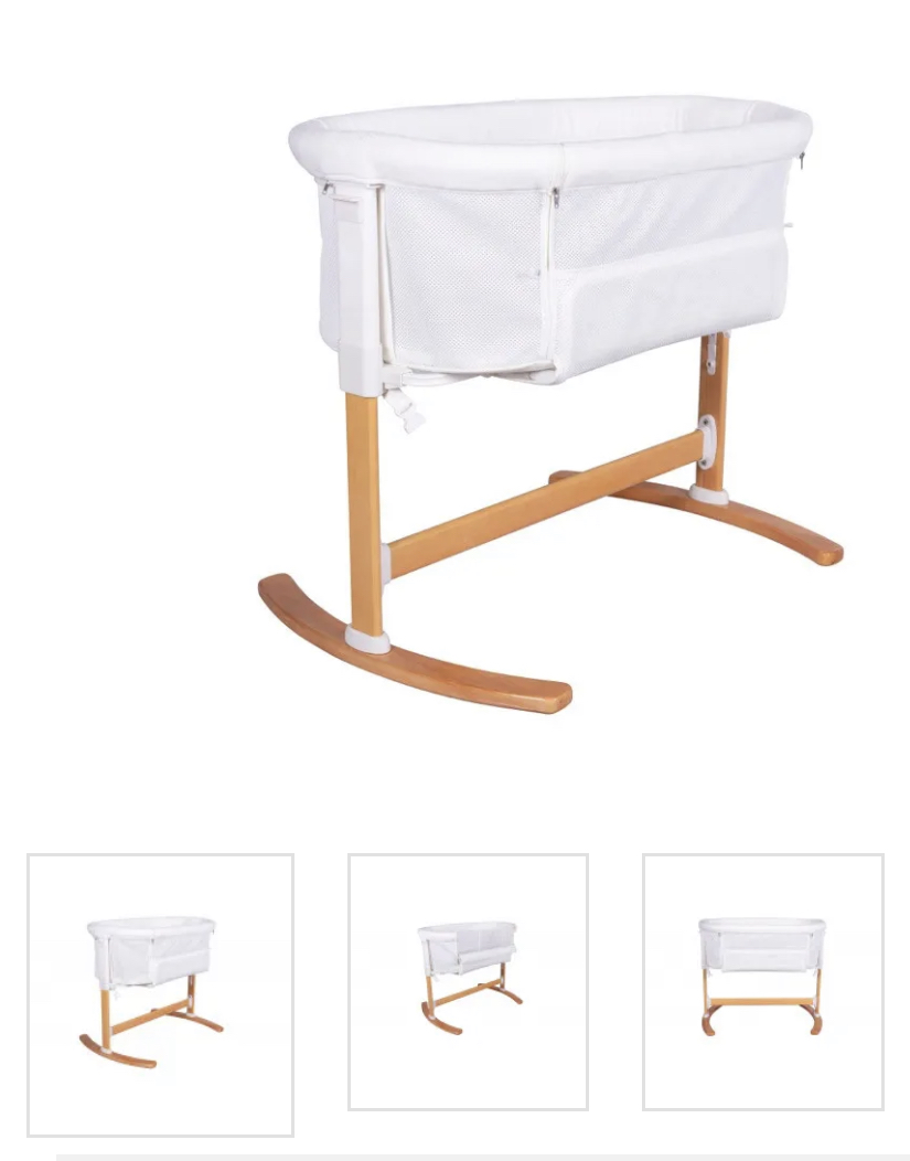 Bebe Care Ole Bedside Sleeper V2 Natural