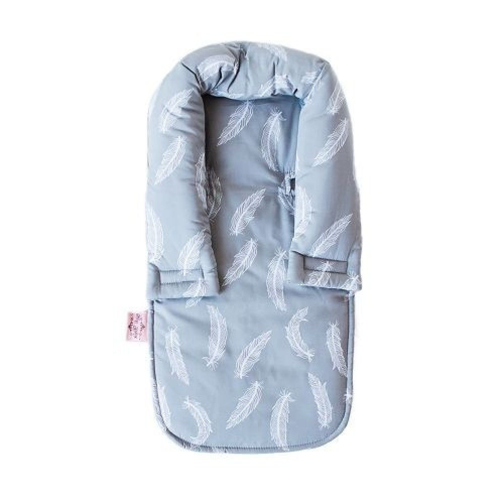 Bambella Infant Head Support Grey Feathers