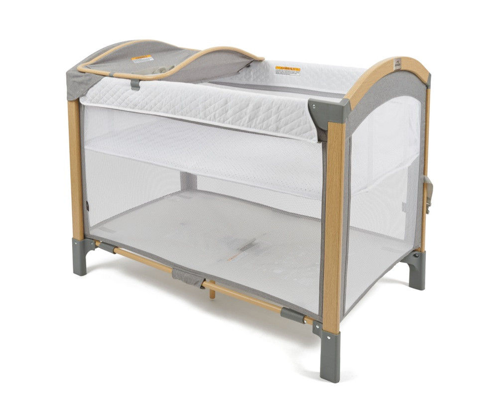 Jengo Oasis 2 In 1 Portacot With Changer - Grey