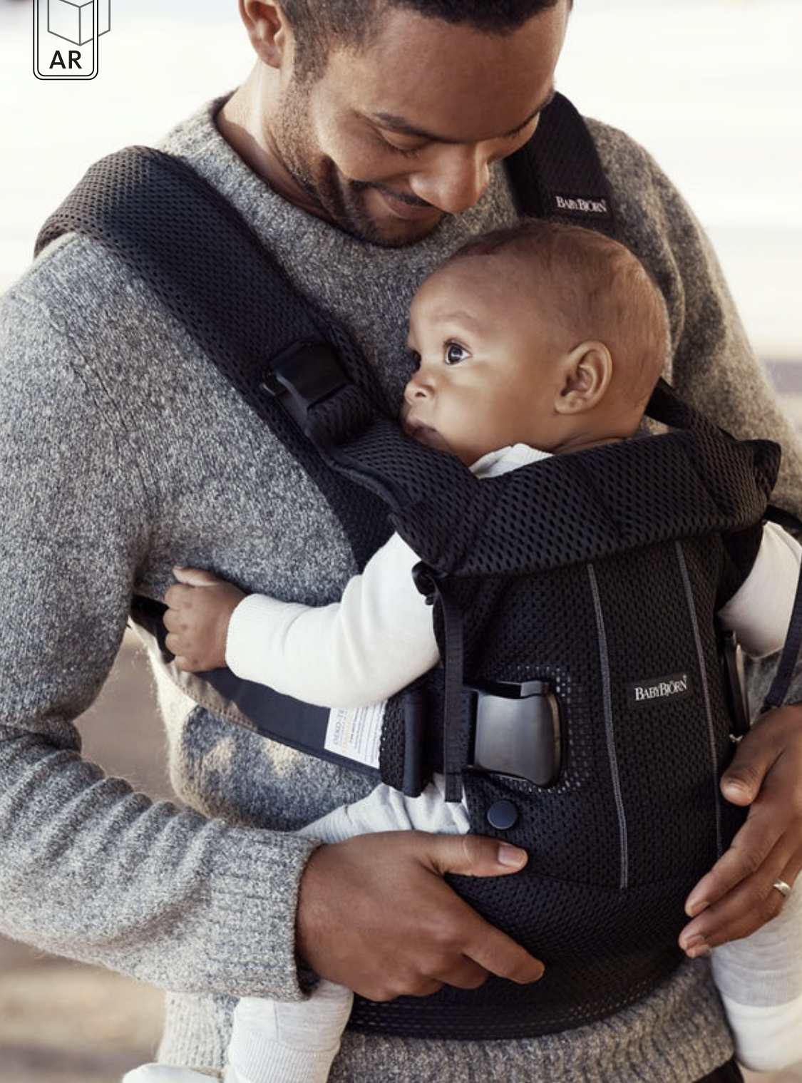 Baby Bjorn, Baby Carrier One Air - Black