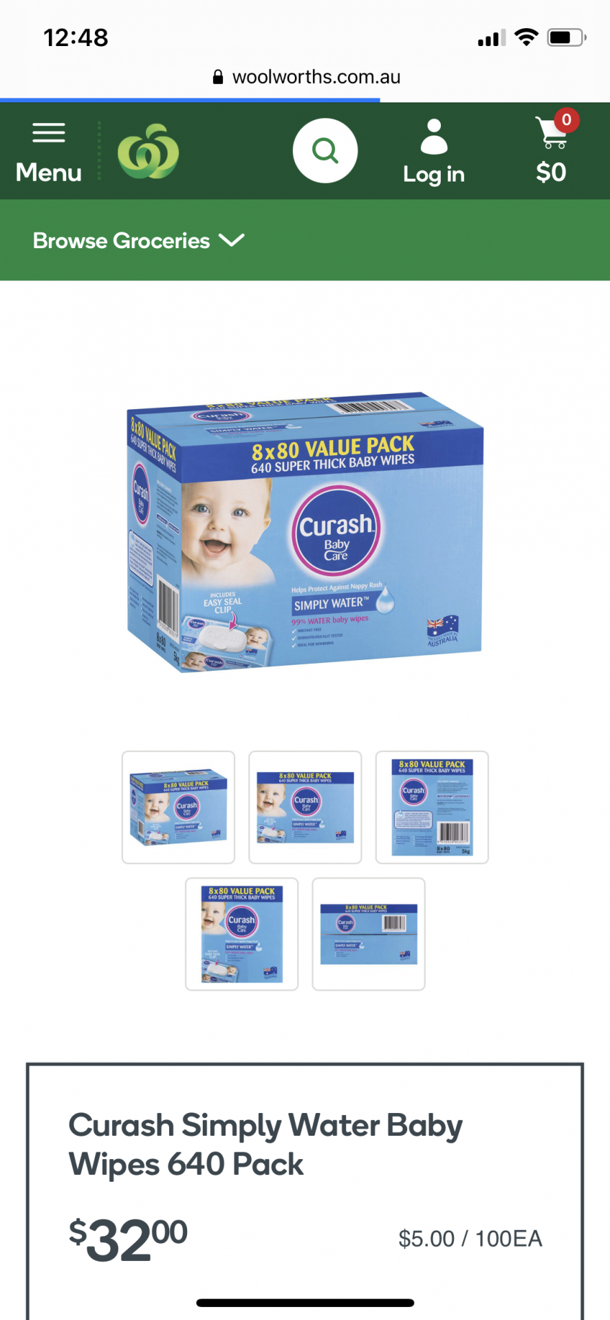 Water wipes bulk