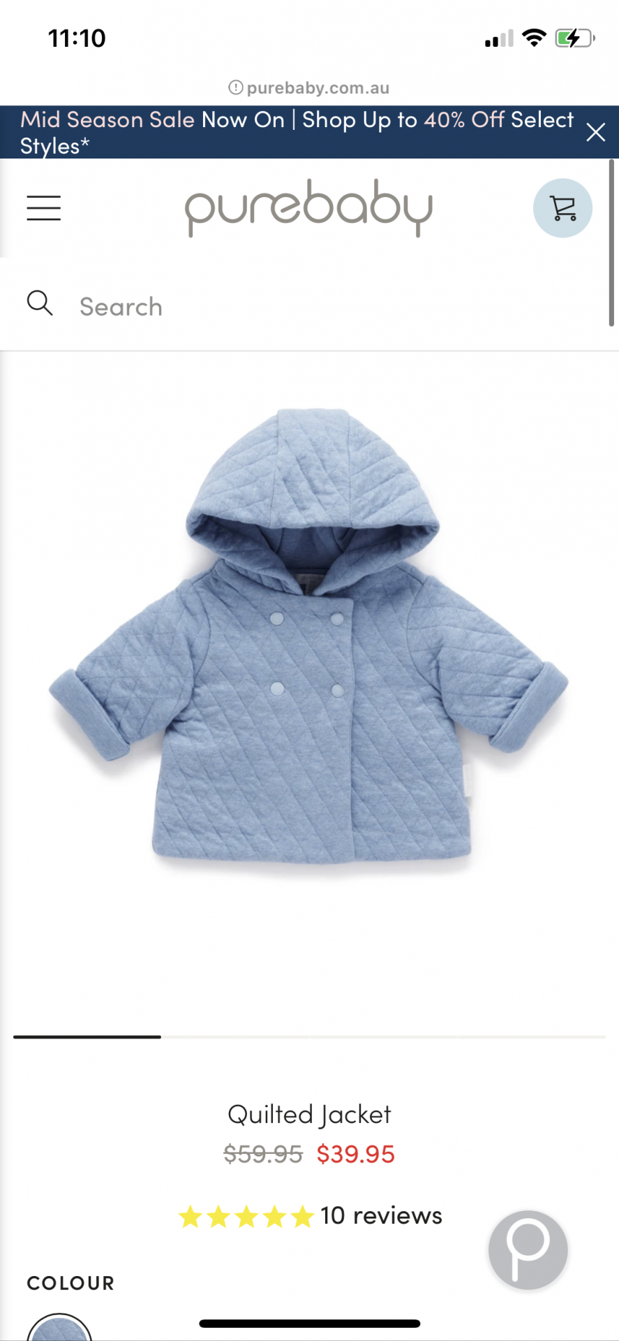 Pure baby coat