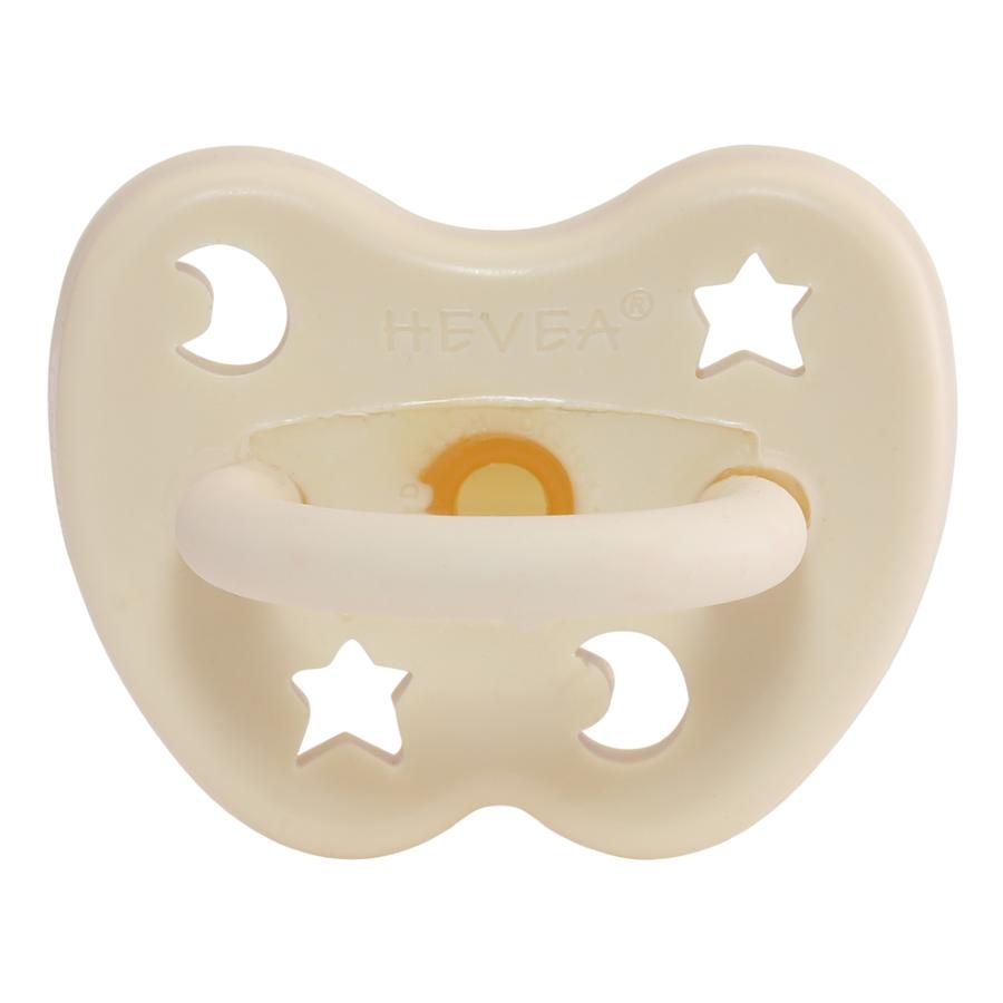 Pacifiers (multiples) - HEVEA ORTHODONTIC COLOUR PACIFIER 0 - 3 MONTHS (MILKY WHITE)