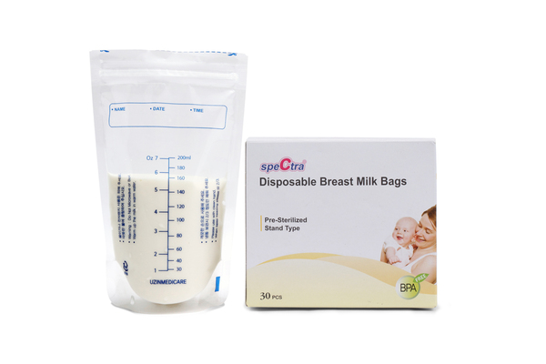 Breast Milk Bags (multiple) - Spectra Milk Storage Bags [Box of 30]
