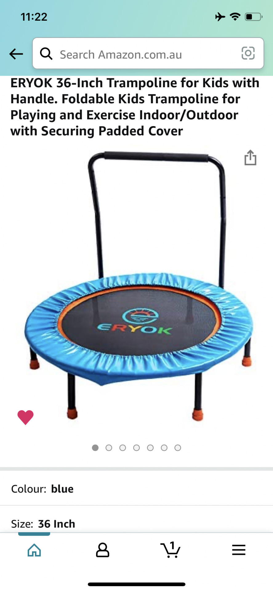 Toddler indoor trampoline