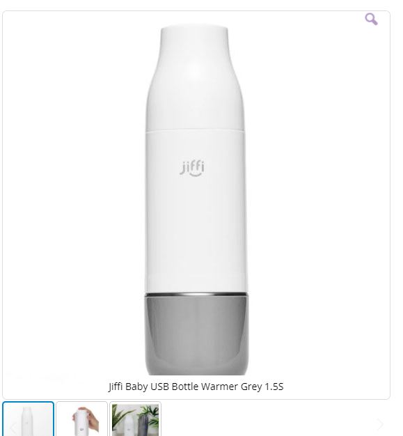 Jiffi Baby Bottle Warmer Grey