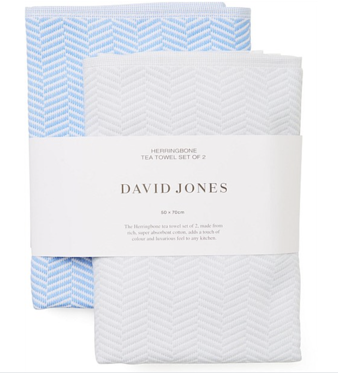 David Jones Tea Towels x2