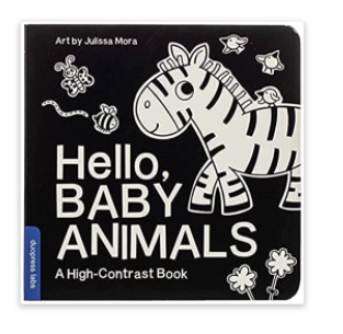 Hello, Baby Animals: A High-Contrast Book