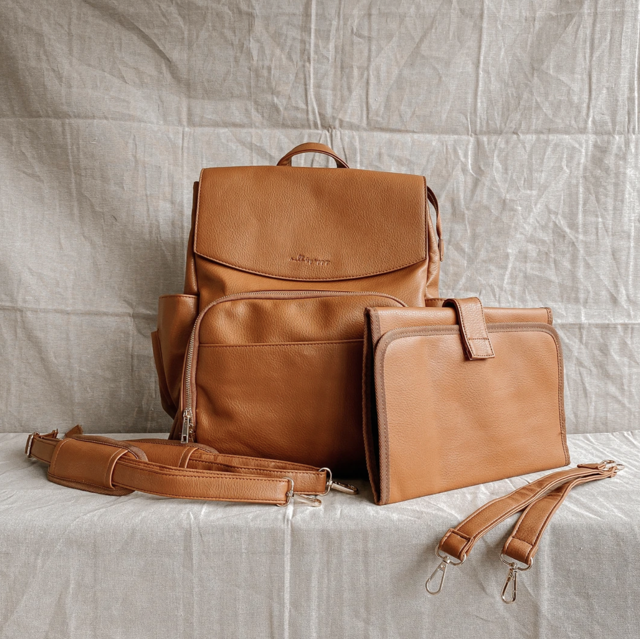 Brooklyn Tan Nappy Bag