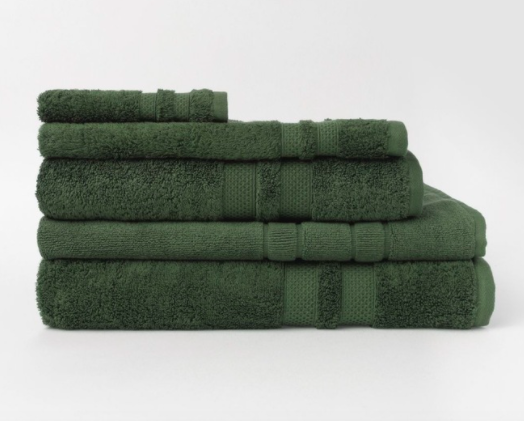 Premium Egyptian Cotton Towel Range in Forest