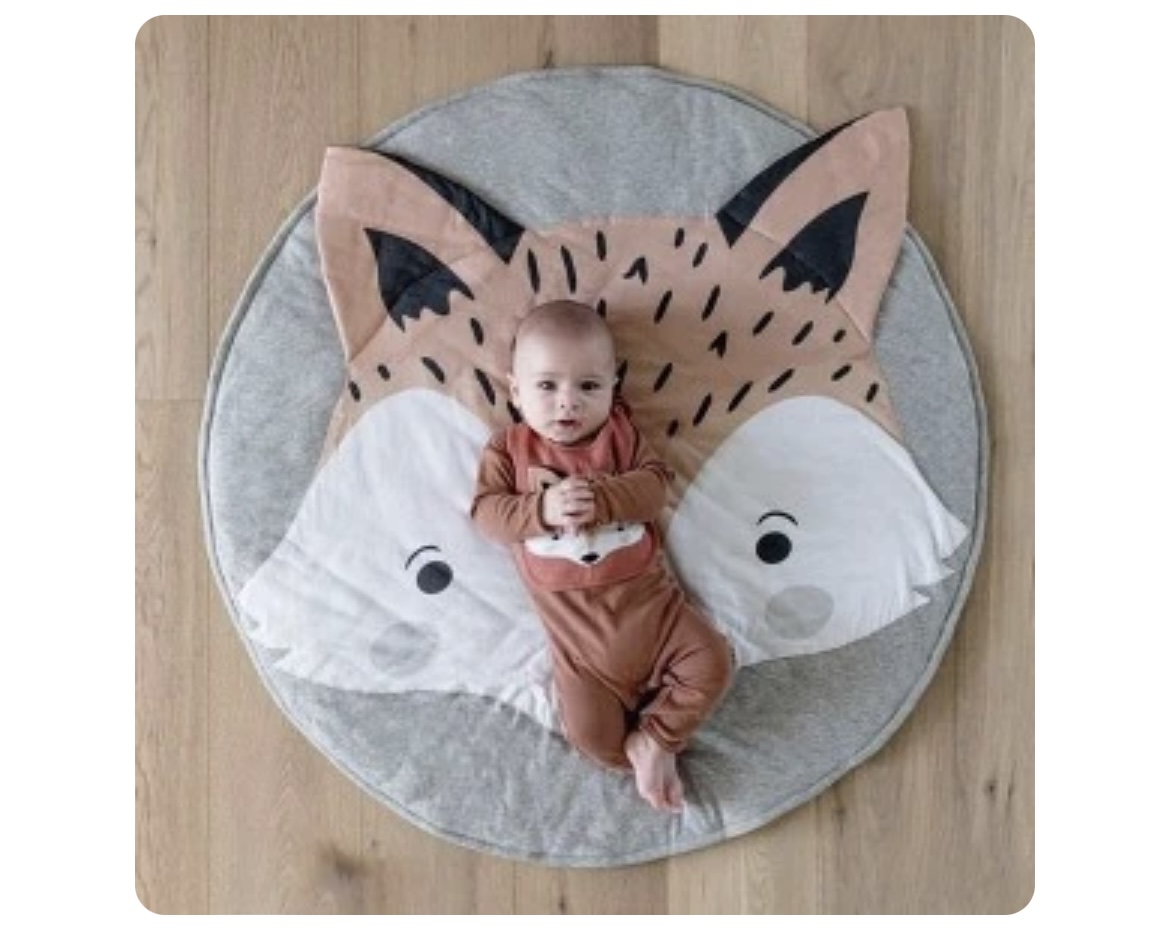 Baby Play Mat - Brown Fox