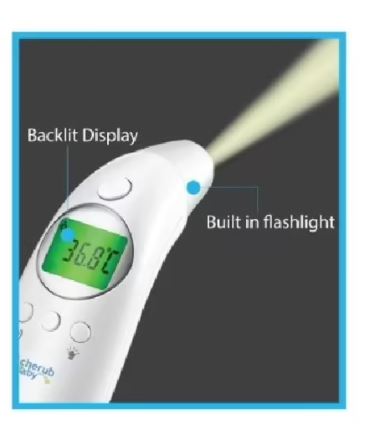 Cherub Baby Digital Ear & Forehead Thermometer 4in1