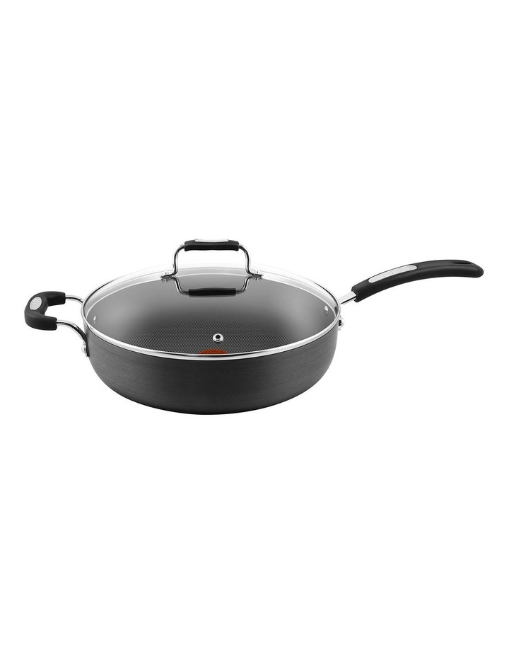 Tefal Hard Anodised Non-Stick 30cm Saute Pan Black