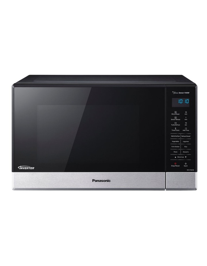 Panasonic Black/Stainless Steel Microwave Oven with Inverter Sensor NN-ST665BQPQ