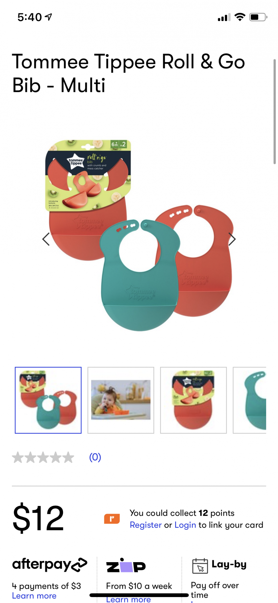 Plastic bib