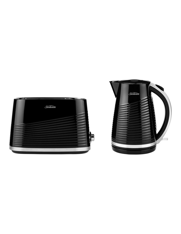 Sunbeam Curve All Sorts Kettle & Toaster Breakfast Set Black PUP2000BK