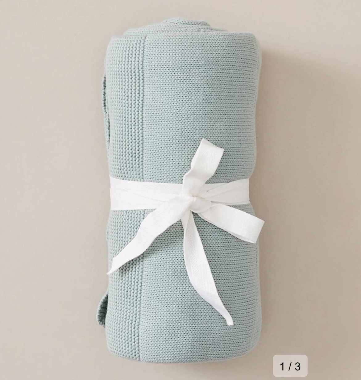 bub. Organic Cotton Knit Blanket