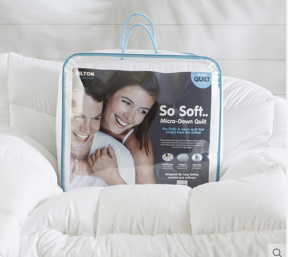 So Soft 450gsm Microfibre Quilt
