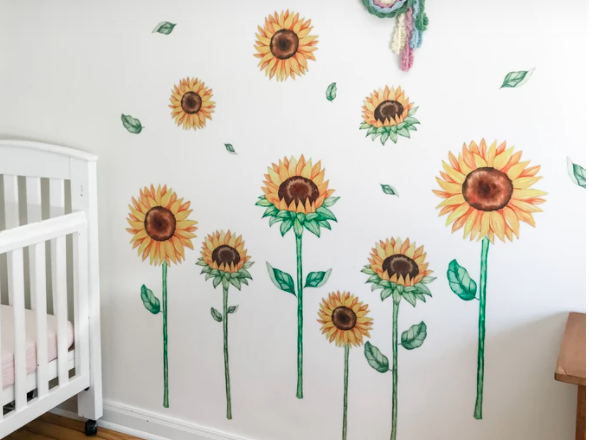 Sunflowers Wall Decals