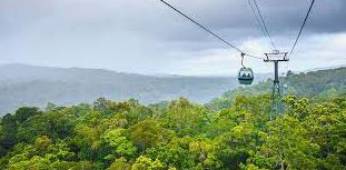 SkyRail Fainforest in Cairns