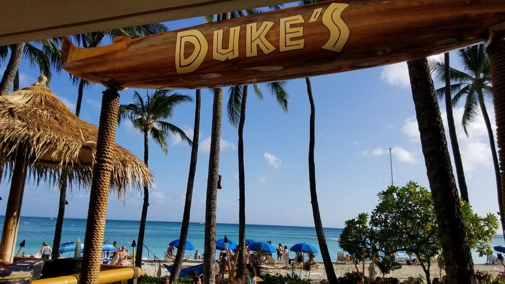 Dinner at Dukes Waikiki
