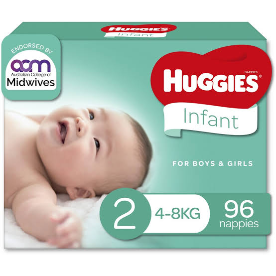 Huggies nappies size 2