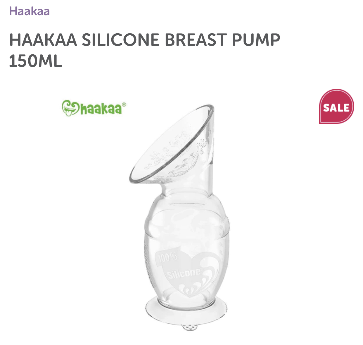 Haakaa Breast Pump