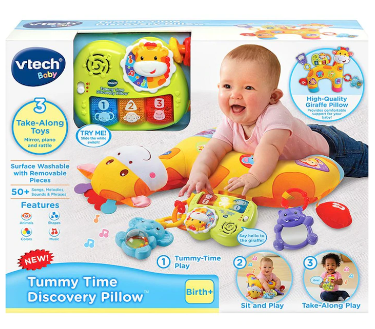 VTech Tummy Time Discovery Pillow