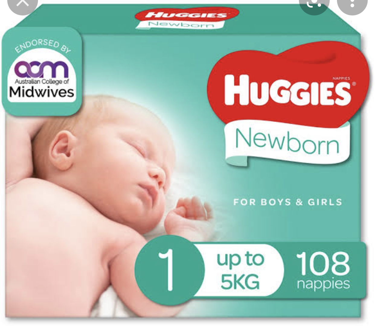 Newborn nappies