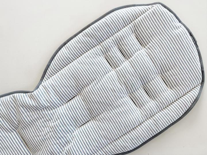 Audrey & Me Pram Liner - Hamptons Stripe Linen