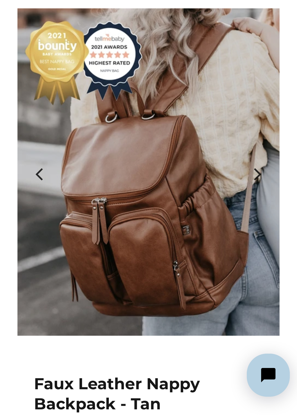 Nappy Bag - Tan