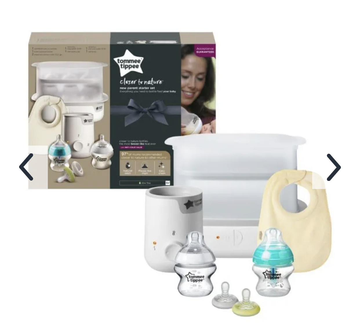 New Parent Baby Bottle Starter Set